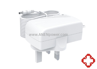Chine L'adaptateur AC médical de 12V/9V/5V/24V/36V, certifié IEC/EN 60601 fournisseur