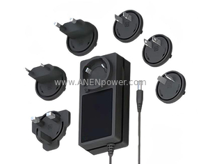 Chine IEC/EN 62368/61558 Certifié 12V 7A alimentation adaptée - 24V 36V 48V adaptateur secteur AC/DC avec prise interchangeable fournisseur