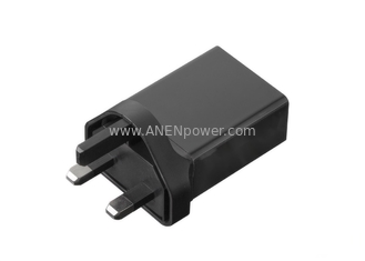 Chine UK Plug 5V 2A/1A 10W Max chargeur USB, certifié UKCA, conforme à la norme EN/IEC 61558 et 62368 fournisseur