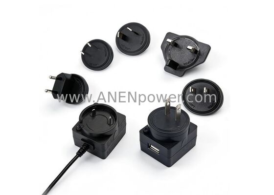 Chine Adaptateur secteur AC interchangeable 10W, alimentation USB 5V 2A pour appareils IoT et capteurs intelligents fournisseur