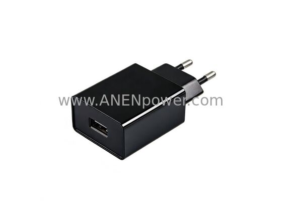 Chine Adaptateur secteur 10W max pour appareils USB, 5V 1A / 5V 2A avec conception d'alimentation compacte fournisseur