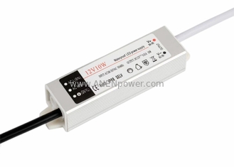 Chine EN/IEC 61347 Certifié 10W IP67 Conducteur LED étanche Transformateur 12V Éclairage AC DC Adaptateur 24V fournisseur
