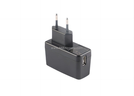 Adaptateur d'alimentation AC/DC de 12 W max certifié CE GS ¥ 5V 2A, 5V 2.4A, 9V 1.33A, 12V 1A, 24V 500mA fournisseur
