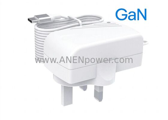 27W GaN USB-C PD alimentation pour Raspberry Pi 5 UK Plug 5.1V 5A Adaptateur de courant élevé stable pour les cartes de développement fournisseur