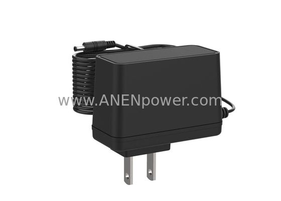 24 W de prise verticale américaine certifiée UL 12V 24V adaptateur CC AC 36V alimentation par commutation conforme à la norme EN/CEI 61558 fournisseur